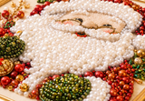 Close-up of pearl art detail